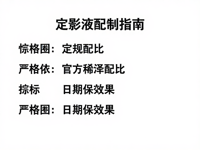 官方稀释配比的操作规范