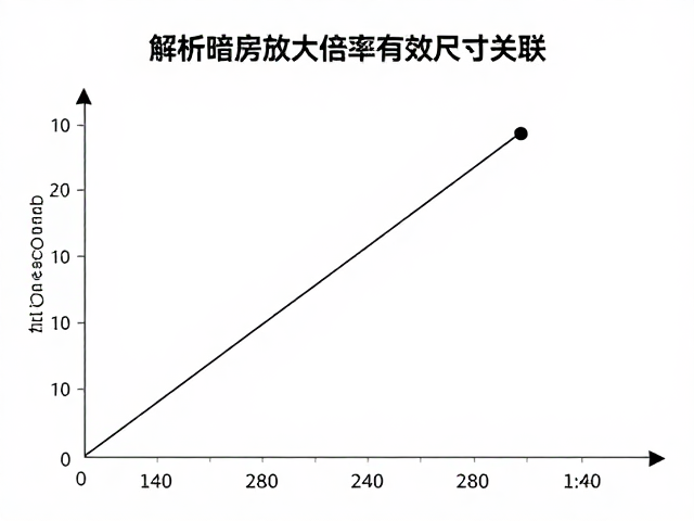 放大倍率与最终输出尺寸的从属关系