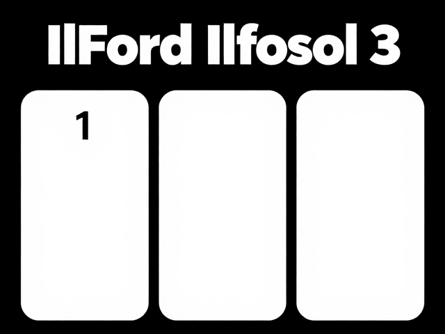 Ilford Ilfosol 3 稀释比例与基础工作液准备