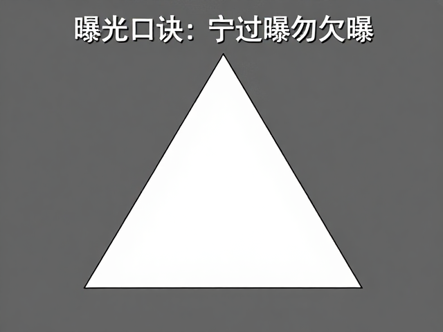 曝光三角的核心逻辑与&ldquo;宁过勿欠&rdquo;的底层原理