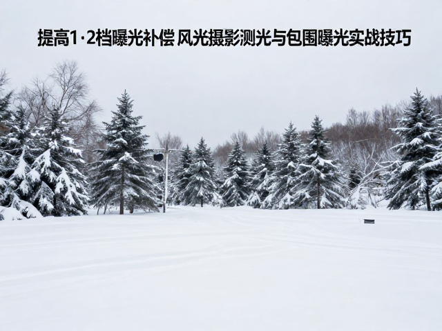 白雪环境提高1‑2档曝光补偿，风光摄影测光与包围曝光实战技巧