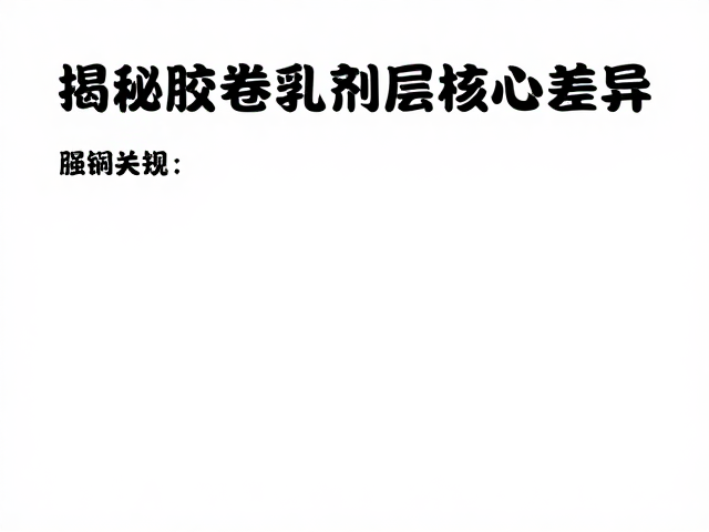 高感光度胶卷的乳剂优化策略