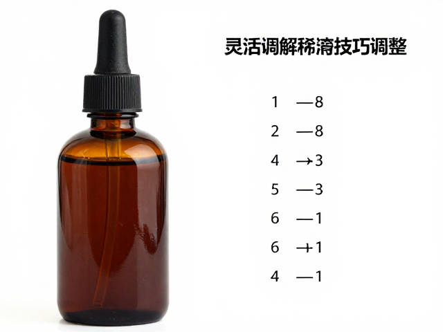 显影液稀释比例的计算与调整逻辑