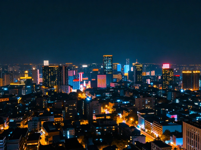 霓虹夜光见证城市变迁