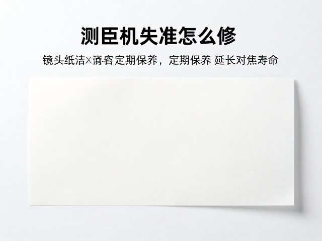 镜头纸清洁的标准作业流程