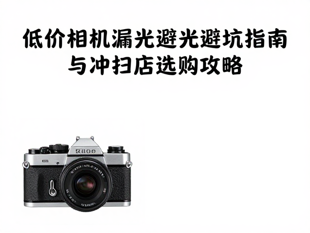 避开网红溢价！低价相机漏光避坑指南与冲扫店选购攻略