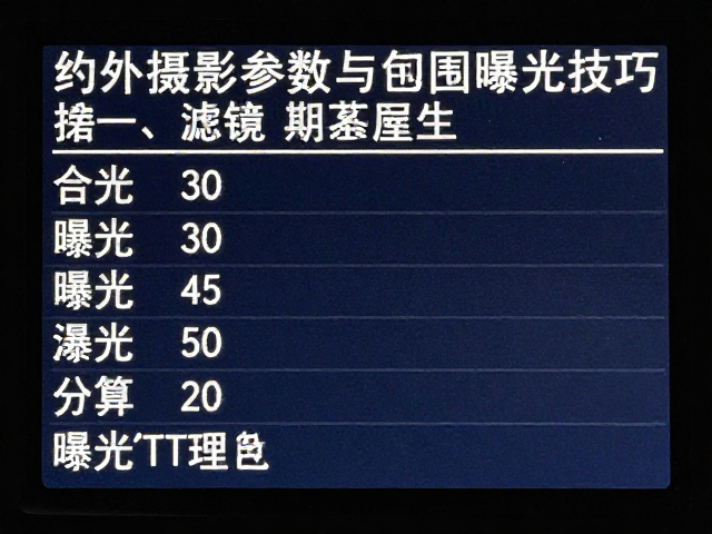 滤镜对曝光计算的修正作用