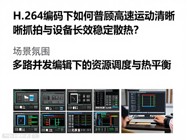多路并发编码下的资源调度与热平衡