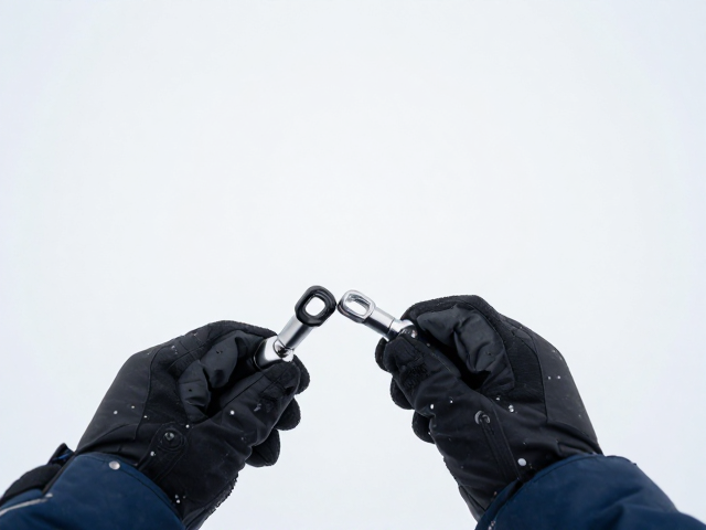 第一视角,滑雪爱好者如何快速安装通用转接头