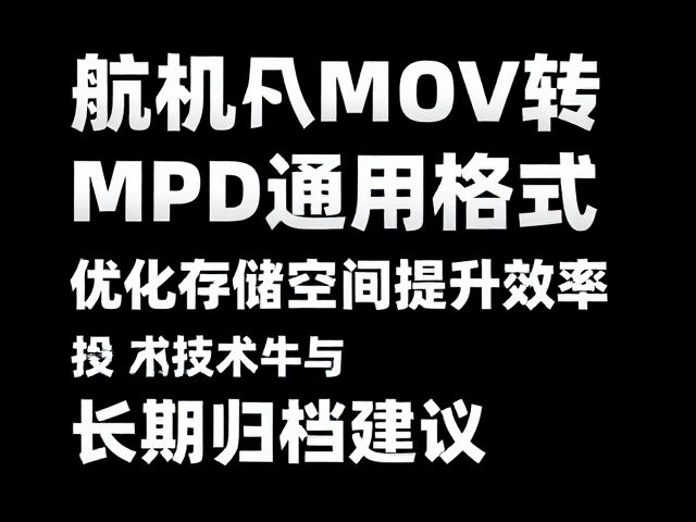 技术合规与长期归档建议