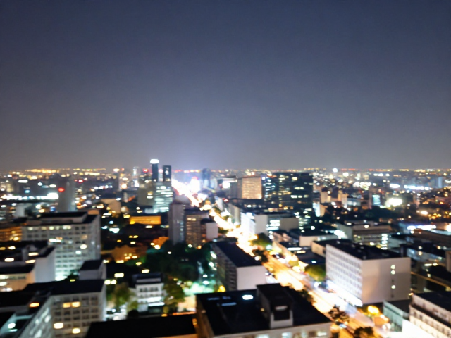 城市夜景拍摄,机身自动运行不抖,高光不过曝拍出流动感