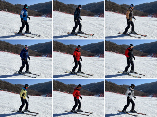 滑雪Vlog教程,分别拍摄亮部暗部多张画面合成技巧