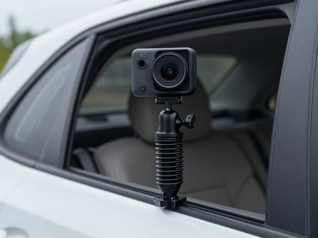 Insta360相机，高强度减震底座，车门外侧拍摄不抖，画面稳如泰山
