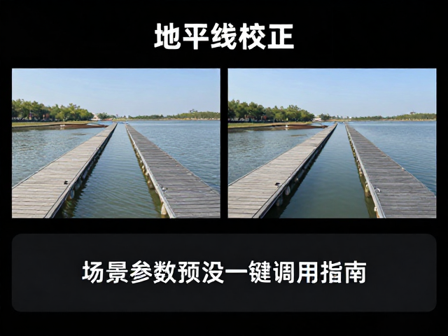 地平线校正与画面几何调整