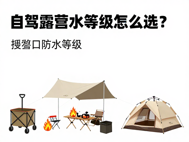 自驾露营防水等级怎么选?记录搭帐篷做饭全流程