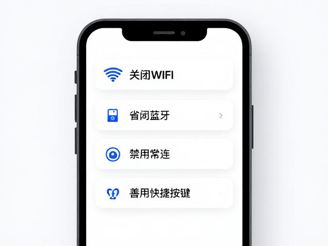 手机省电技巧,关闭WiFi蓝牙、禁用常连,善用快捷按键