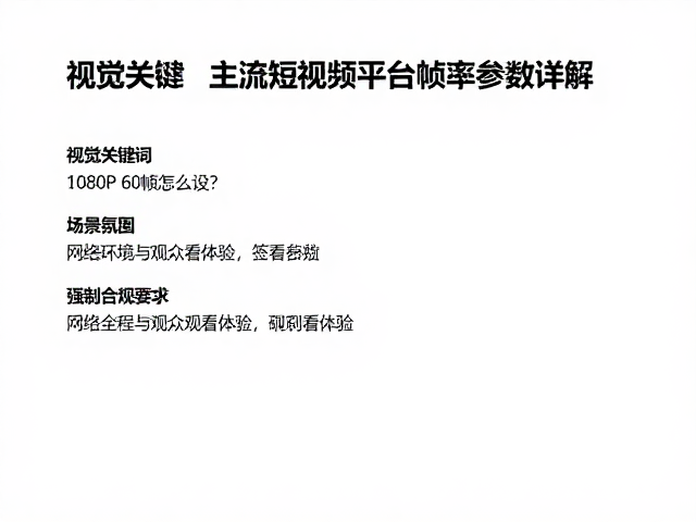 网络环境与观众观看体验