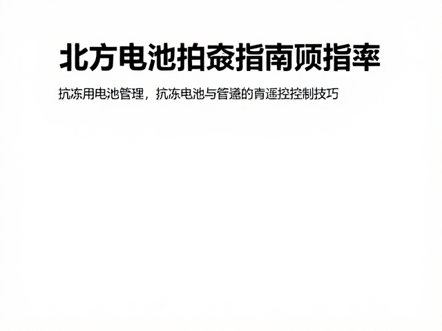 抗冻电池的管理策略与温度维持方案