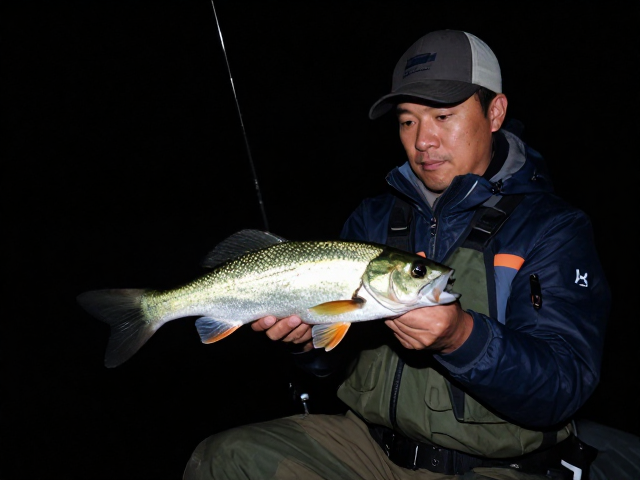 夜钓上鱼高光时刻,户外运动达人连续记录夜间模式拍摄全纪录