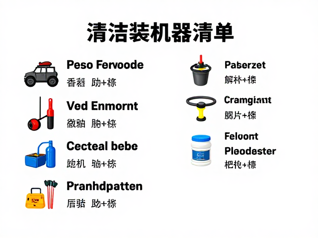 专用清洁工具与辅助材料的选择
