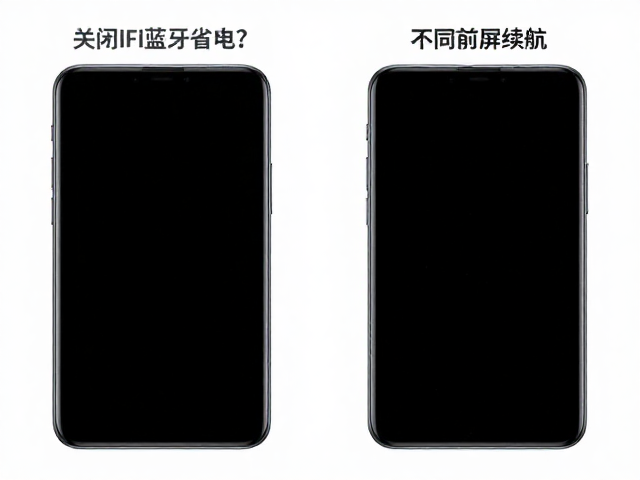 关闭WiFi蓝牙省电?实测对比不同电池续航与前置屏影响