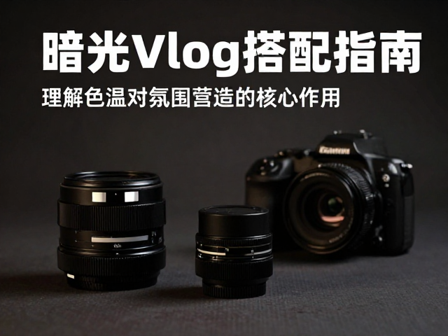暗光Vlog怎么拍?色温与配件搭配指南,瞬间提升画面质感