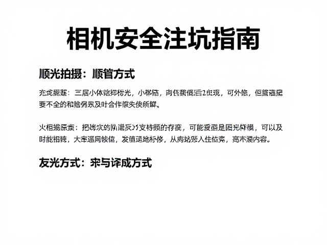 顺光拍摄与充电方式详解