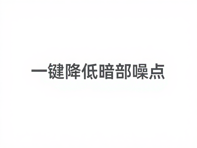 4K素材导出高清成片,适配社交平台压缩,一键降低暗部噪点