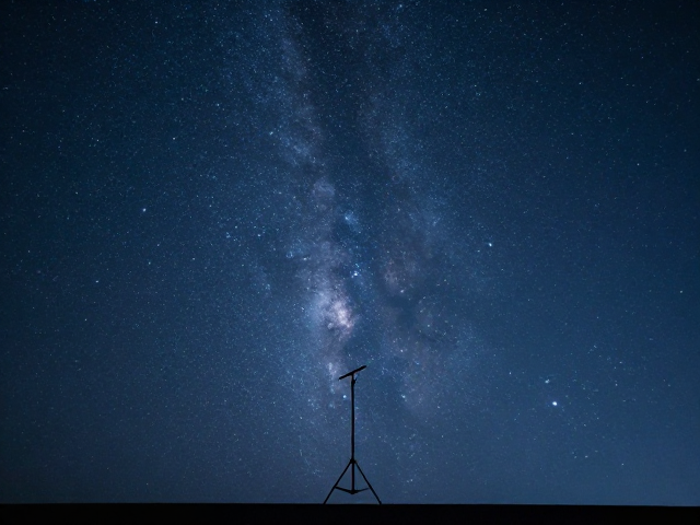 长曝光拍星空需固定支架,色彩还原准画面更纯净