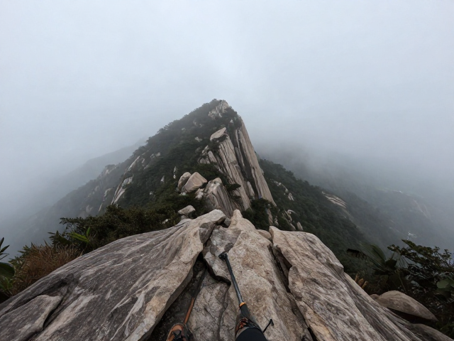 胸前第一视角徒步登山,超广角记录登顶全过程震撼大片