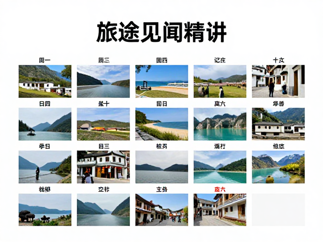 旅途见闻精讲,压缩冗长片段,按日期归档高清游记