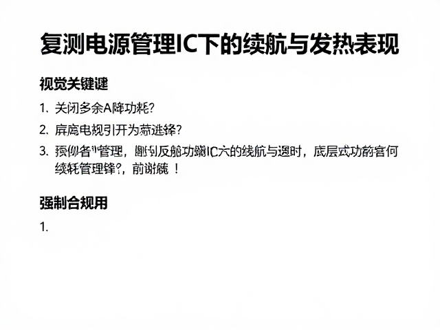 关闭多余AI降功耗？复测电源管理IC下的续航与发热表现