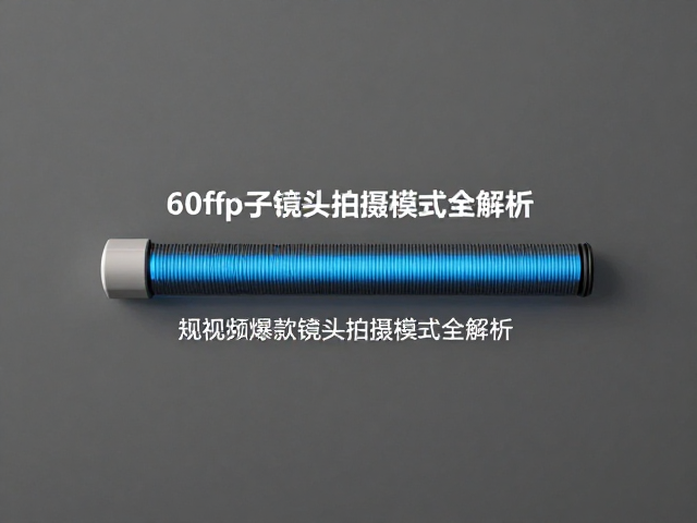 爆款镜头组合:场景化参数设置与叙事节奏