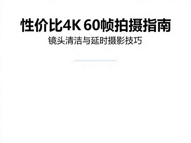 高性价比4K 60帧拍摄指南,镜头清洁与延时摄影技巧