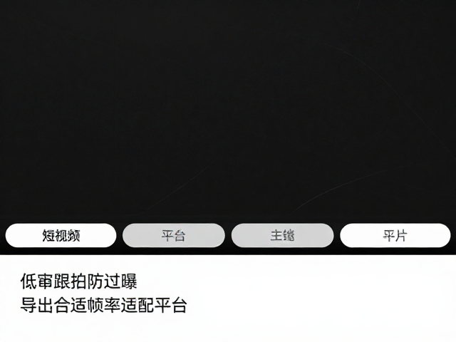 帧率选择与平台算法的适配策略