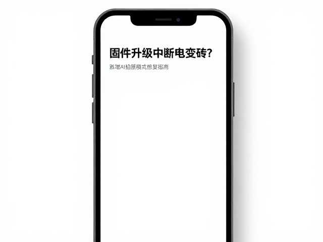 通过官方恢复工具修复变砖的操作逻辑