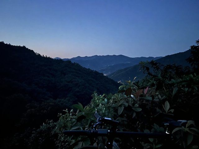 傍晚山林夜骑实录,地平线校正与红外夜视画质实测