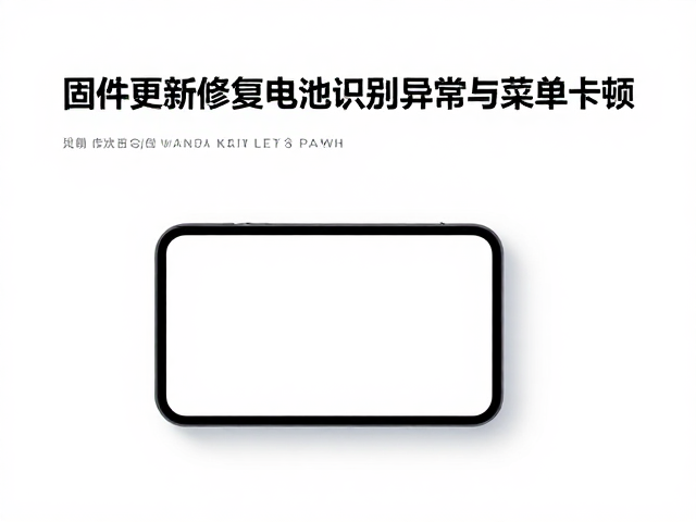 固件更新修复电池识别异常与菜单卡顿,新增AI拍摄模式