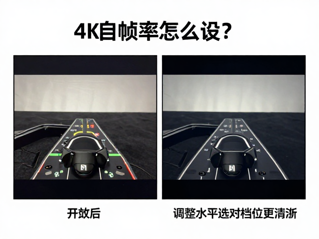 4K高帧率怎么设?对比开启前后画面,调整水平选对档位更清晰