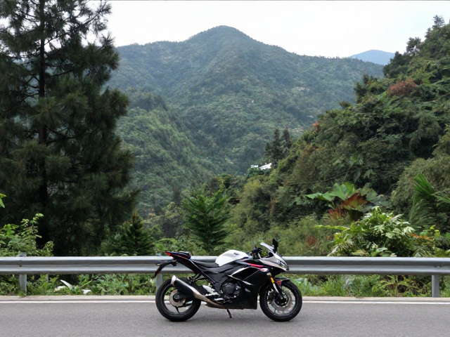 1080P超清视频,降噪后锐化,机车道路山林风景更明显