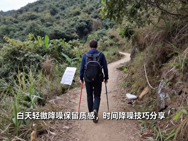 白天轻微降噪与质感保留的拍摄参数设置