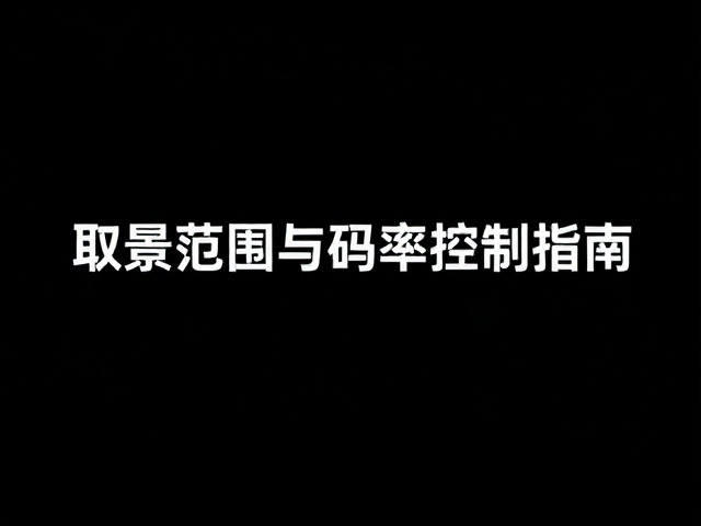 码率控制与数据完整性