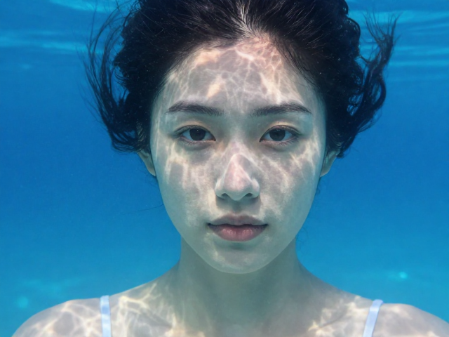 人物肤色与水下环境的融合