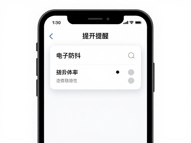 电子防抖与物理按键控制:提升拍摄稳定性与操作效率