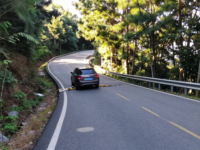 下坡崎岖山路车身支架固定拍摄,强光树林切换与事故过程留存指南
