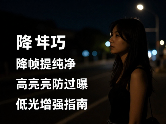 夜间拍摄技巧,降帧提纯净、高亮防过曝、低光增强指南