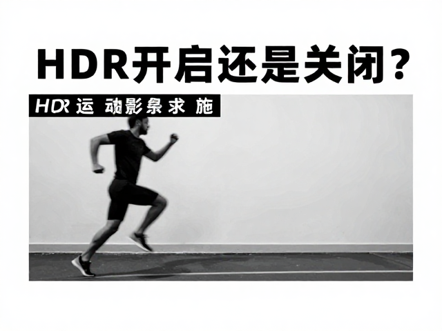运动拖影与HDR模式的从属关系辨析