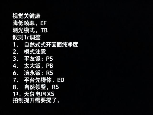技术参数的实际应用与场景适配