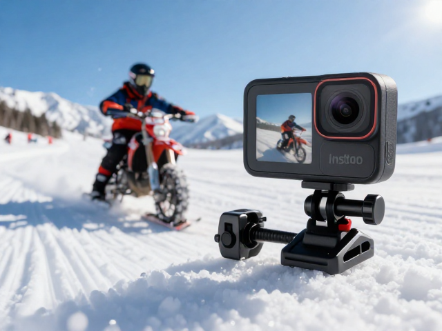 Insta360搭配机车滑雪?快拆扣与固定配件全攻略,稳固不丢机