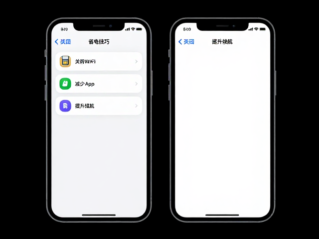 手机省电技巧,关闭WiFi蓝牙,减少App预览与回放,提升续航